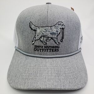 Simply Southern Outfitters Trucker Mesh Snapback Cap Hat Embroidered Labrador Do